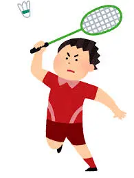 高校バドミントン部OB戦のサムネイル